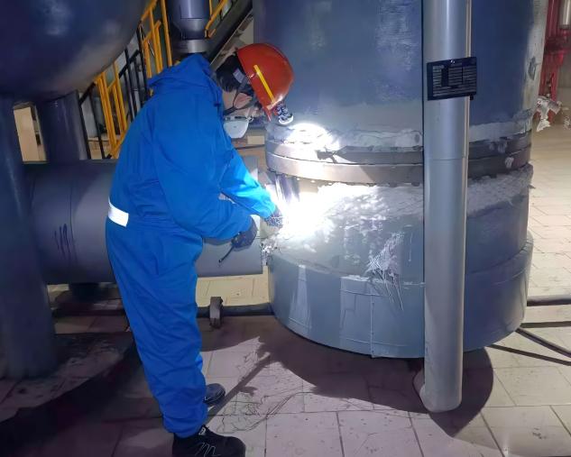 内蒙古特检院乌海分院精准开展压力容器压力管道检验